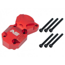 CNC Aluminum Diff Cover (RED) - AXIAL SCX24